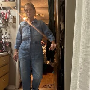 Women's Blue Denim Jumpsuit
